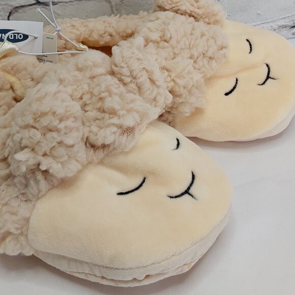 'OLD NAVY' O CRITTER 'LOVEY LAMB' SLIPPERS SHERPA LINED PILLOW SOFT - Picture 9 of 16